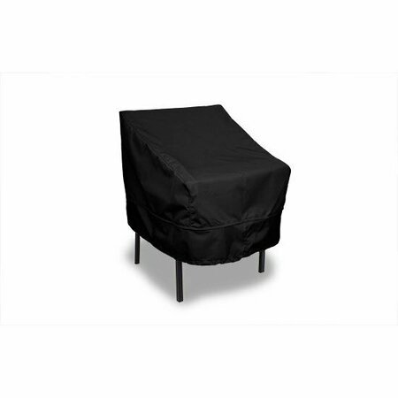 EEVELLE MERIDIAN Series, Patio Table Chair Cover - Black, 28.5L x 25.5W x 26H MDCPT-BLK